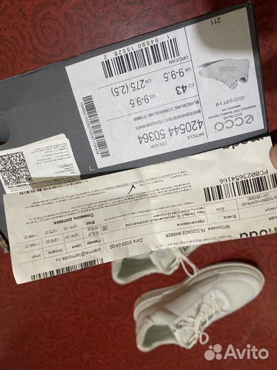 Кросовки ecco 43