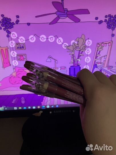 Матовые карандаши для губ