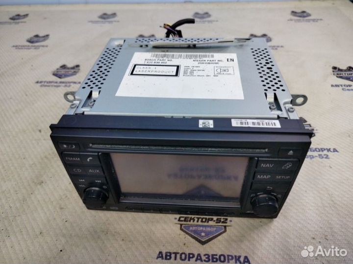 Магнитола Nissan Qashqai J10