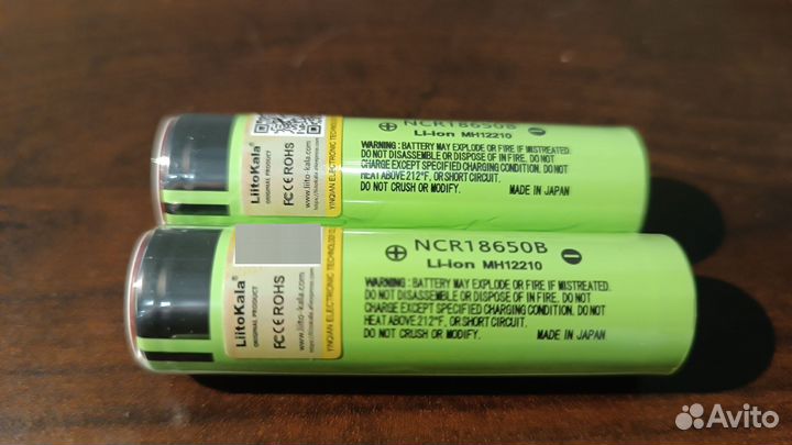 Литиевая аккумуляторная батарея Liitokala NCR18650