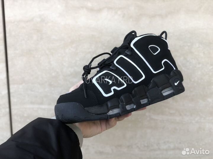 Кроссовки Nike Air More Uptempo Black White