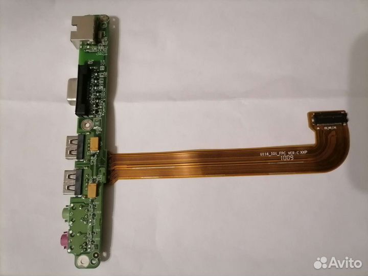 Доп. плата USB Audio VGA LAN с шлейфом U116 I0 VER