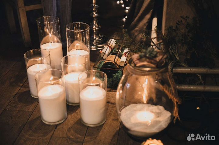 Аренда насыпных свечей