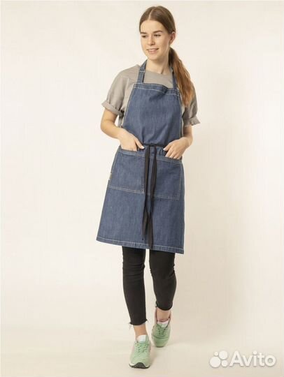 Кухонный фартук джинсовый новый