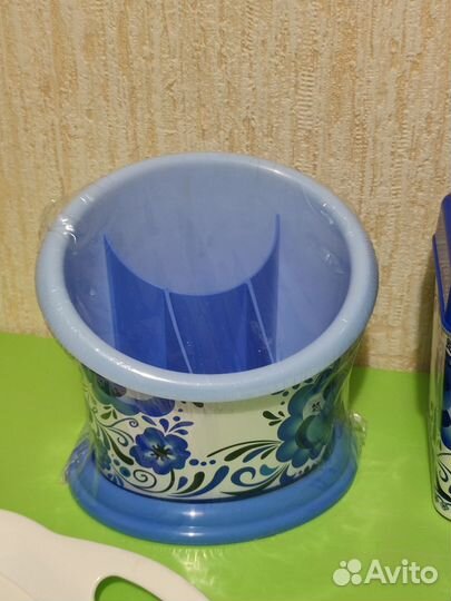 Новый набор посуды Гжель