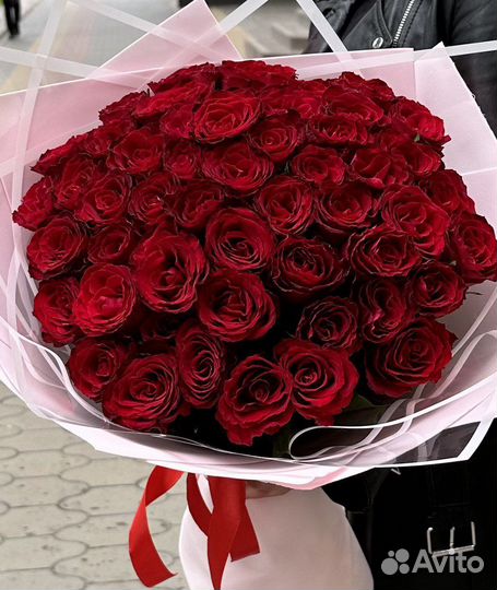 Роза Красная 60 см
