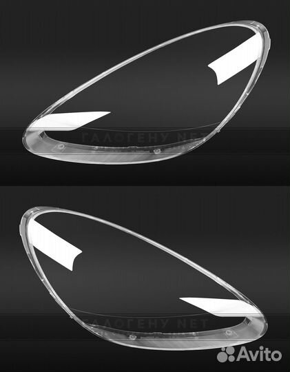 Стекла фар Porsche Cayenne 958 2010-2014 левое пра