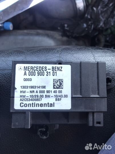 Блок управления топливным насосом на мерседес