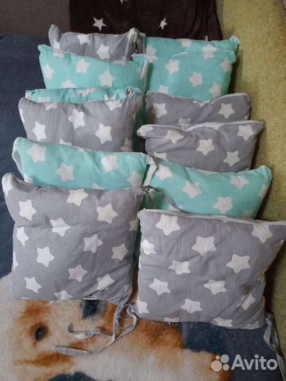 Бортики в детскую кроватку