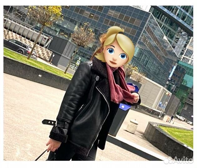 Дубленка pilot авиатор