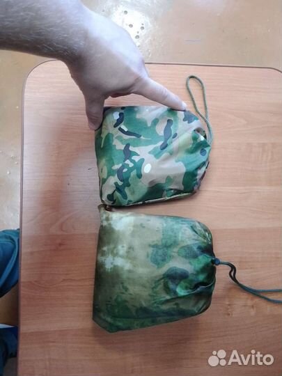 Пончо, цвета Мох и Мультикам