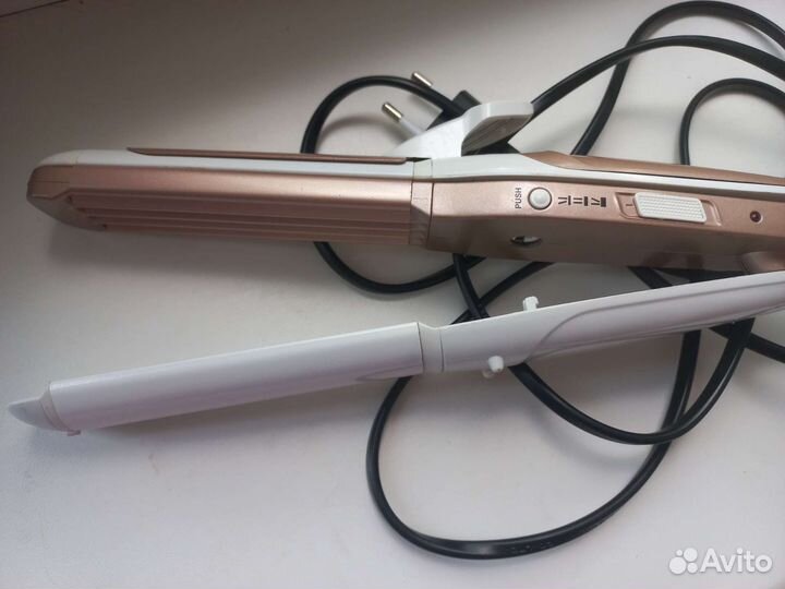 Плойка 2 в 1 для волос + гофре