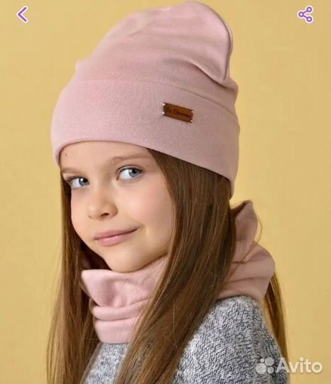 Шапка и снуд для девочки