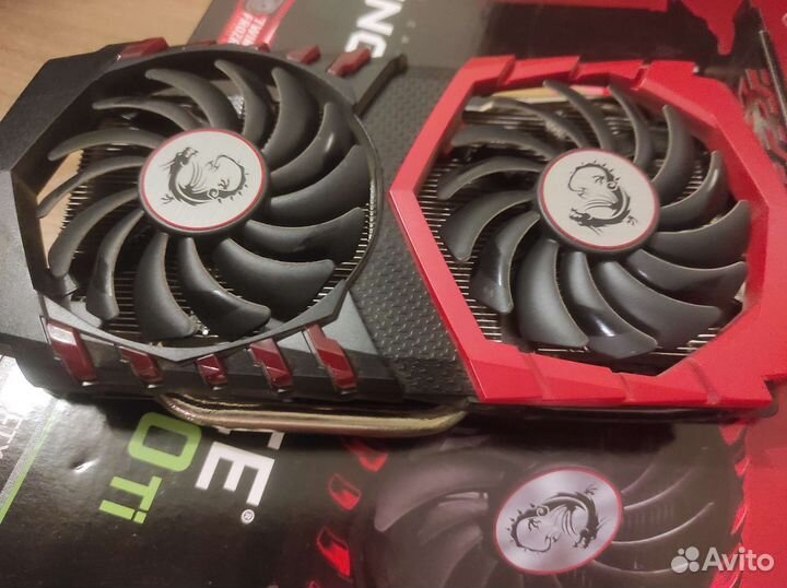 Видеокарта MSI 1050ti 4GB GamingX