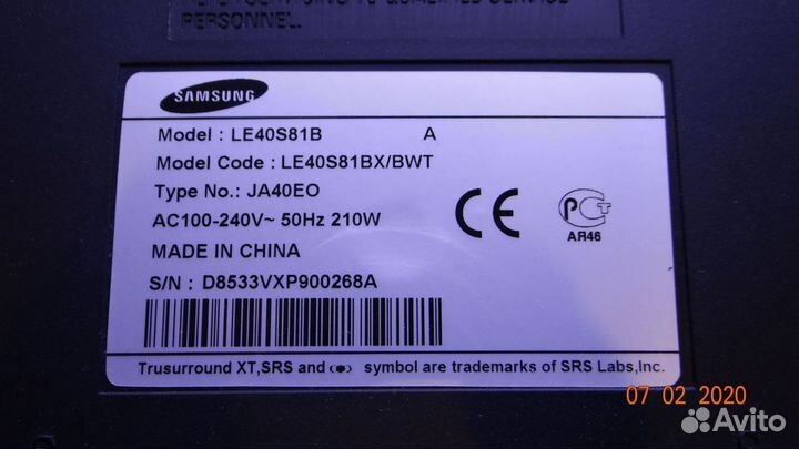 T400XW01 V0 ctrl BD 06A60-1A