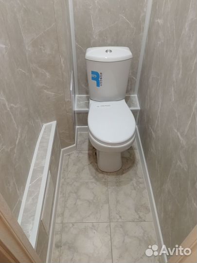 Ремонт ванны туалета пвх панелями