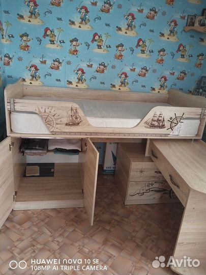 Детская кровать трансформер бу