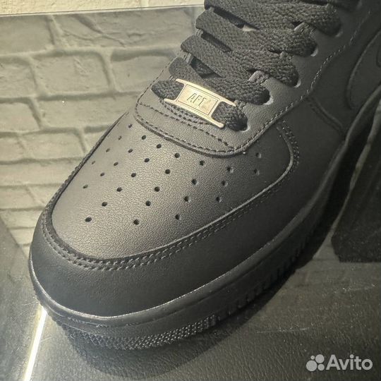 Кроссовки Nike air force 1 черные