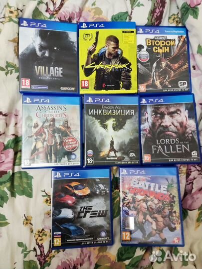Игры для ps4, диски для пс4