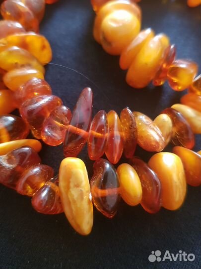 Янтарные бусы СССР