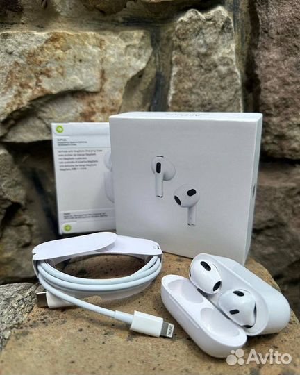 AirPods 3 Premium 1:1 (Лучшее качество + Чехол)