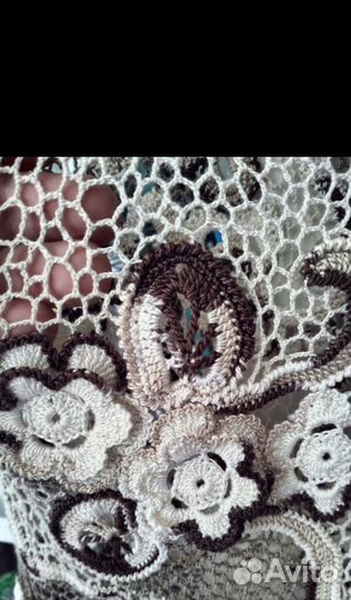 Платье ручной вязки