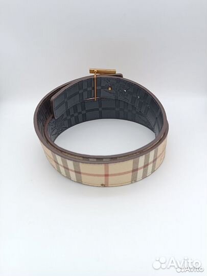 Ремень Burberry мужской натуральная кожа люкс