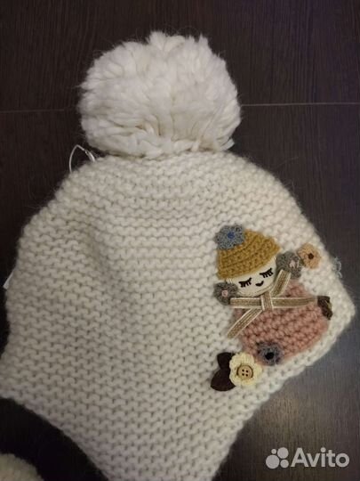 Шапка для девочки totti зима 52-54