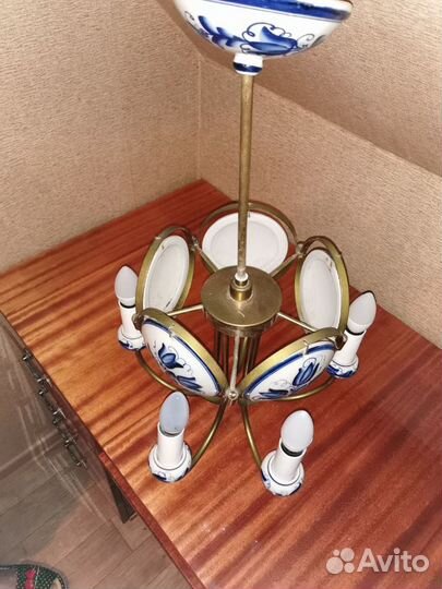 Люстра гжель