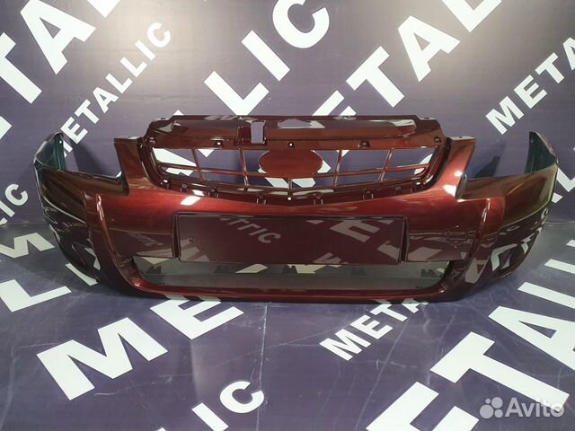 Бампер передний Priora 1 - портвейн / вишневый цв