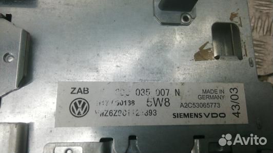 Магнитола volkswagen phaeton 1 (UEA02I301)