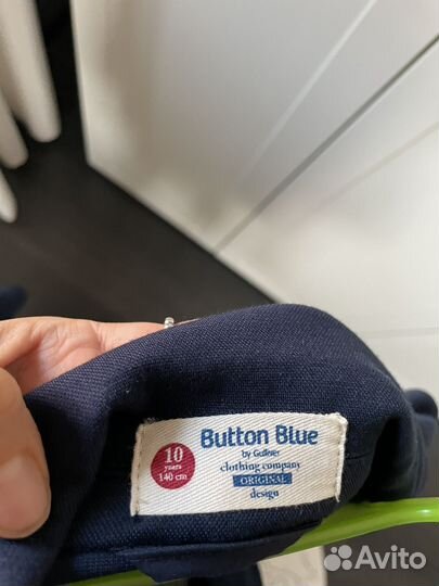 Пиджак для мальчика button blue 140