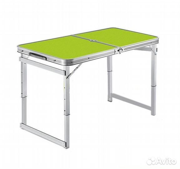 Стол раскладной (ал) усиленный prо Зелёный 120