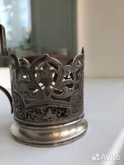 Подстаканник серебро Кубачи СССР