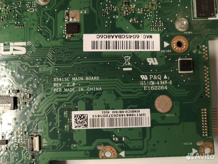 Мат плата X541SC REV 2.0 Asus D541S донор