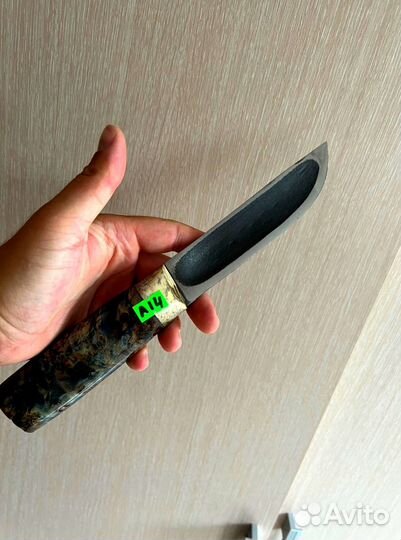 Нож якутский Кованный 110х18ш