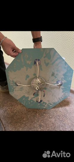 Люстра зеркальная