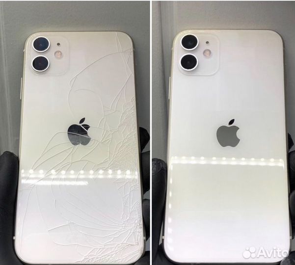 Замена заднего стекла/iPhone 11/XR/12/13/14