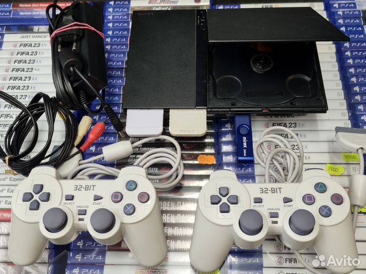 Sony playstation 2 PS2 slim прошитая чипованая