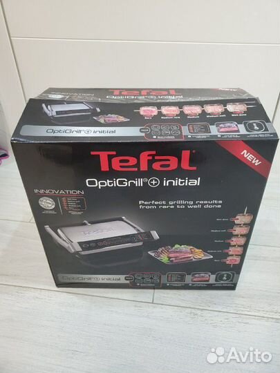 Электрогриль Tefal OptiGrill+ GC706D34. Новый