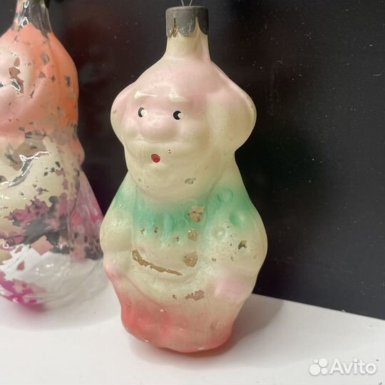 Редкие елочные игрушки Дед и Бабка СССР (Сзр)