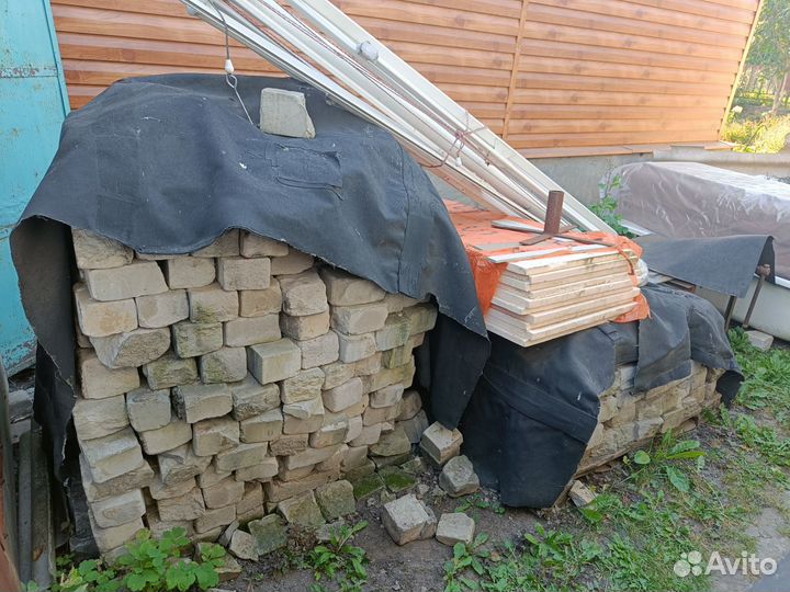 Кирпич белый б/у