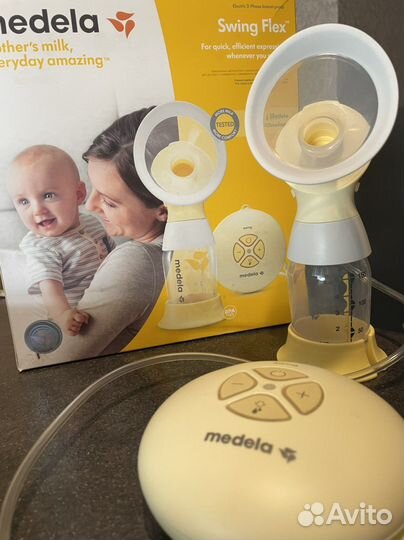Молокоотсос medela swing flex электрический