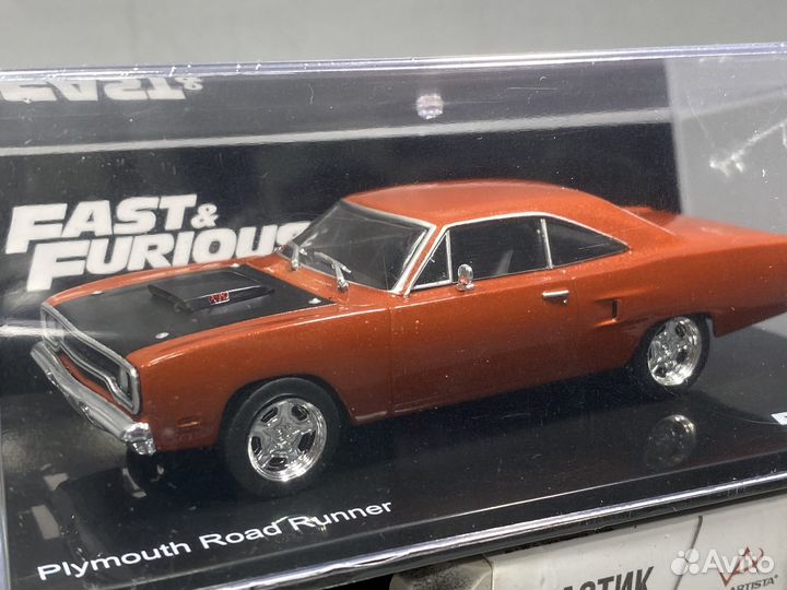 Plymouth Road Runner 1/43 Fast Furious 7/ Форсаж 7