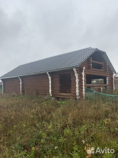 Сруб дом-баня 6/15