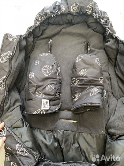 Зимний конверт в коляску leokid