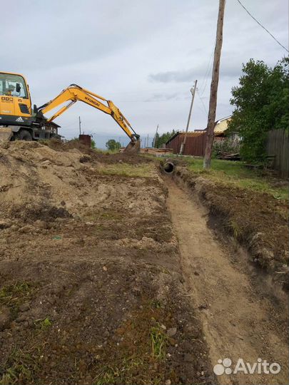 Услуги экскаватора