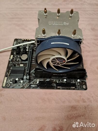 I5 9400f + gigabyte h310m s2 + 16gb ddr4 +кулер