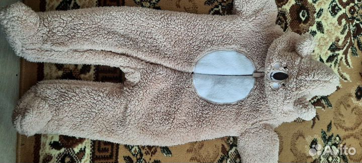 Комбинезон утепленный плюшевый 6-9 мес Kari baby