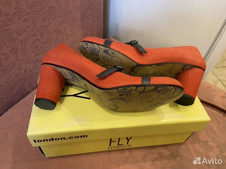 Туфли кожанные Fly London 41 размер